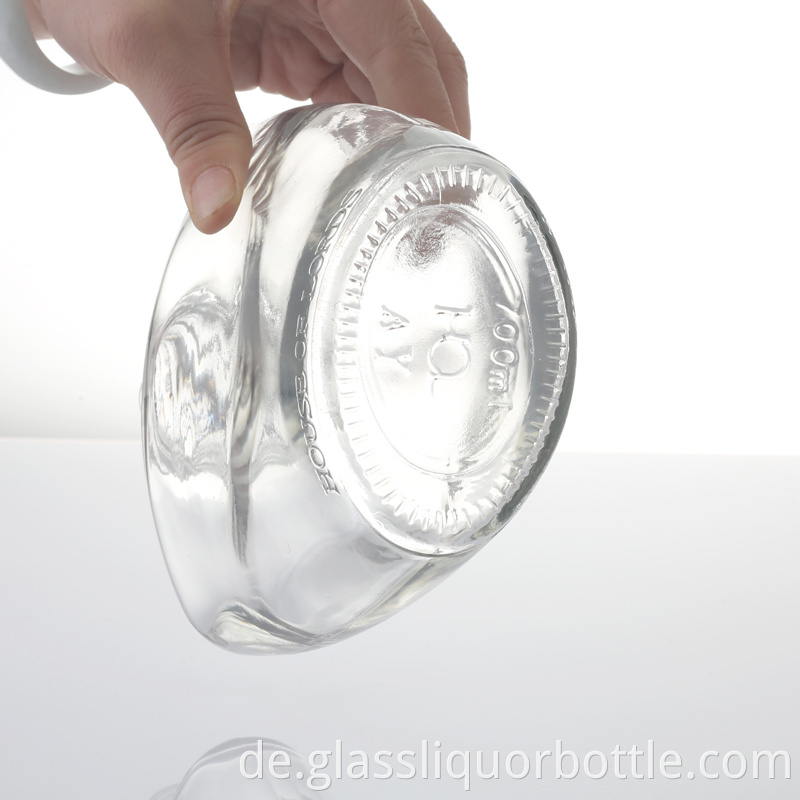  glass bottles crystal transparent